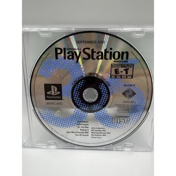 Official US PlayStation Magazine Sept 2000 PS1 Demo Disc - Picture 2 of 5